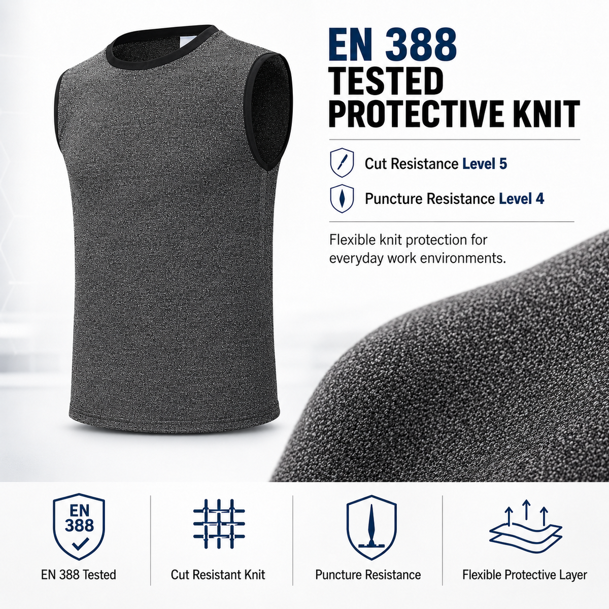 CLIPEUS Type 1 Cut-Resistant & Puncture-Resistant Vest