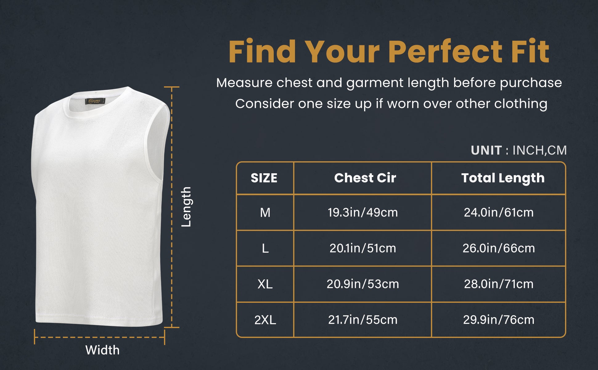 Cut-Resistant Level 5 Inner Shirt, Sleeveless Top - Lightweight UHMWPE Slash-Resistant, White, Made in Korea. Type 1